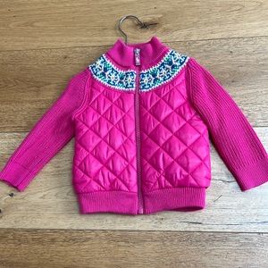 Ralph Lauren puffer and knit coat